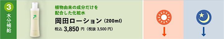 (3) 水分補給 岡田ローション(200ml)