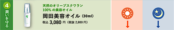 (4) 潤いを守る 岡田美容オイル(30ml)